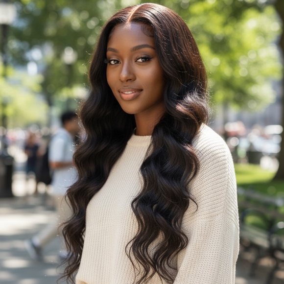 Laura Queen 22” 360 HD Lace Front Wig – Body Wave, 200% Density, Human Hair - Picture 3 of 4